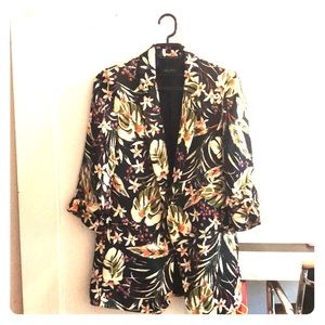 Zara Basic Floral Blazer